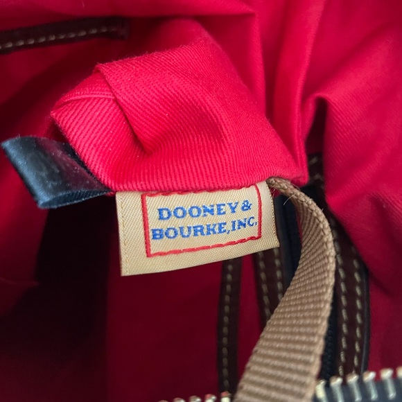 Dooney & Bourke Rich Brown Leather Satchel - Picture 7 of 12